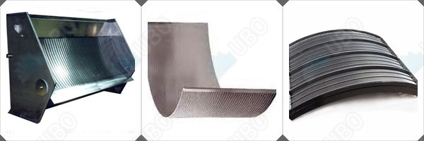 Steainless steel low carbon V wire sieve bend screen