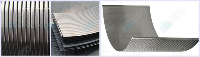 Wedge wire sieve bend screen parabolic type screen panel filter for waste water treatment