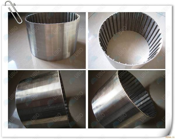 AISI 304 Johnson wedge wire filter strainer cylinder screen