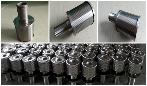 SS 316 Wedge wire Wedge Wire filter nozzle strainer