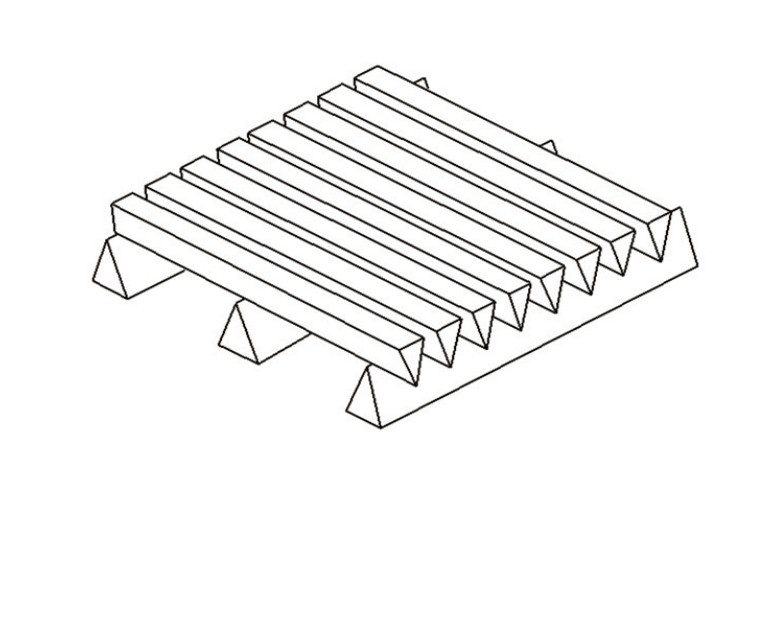 Slotted wedge wire screen panel
