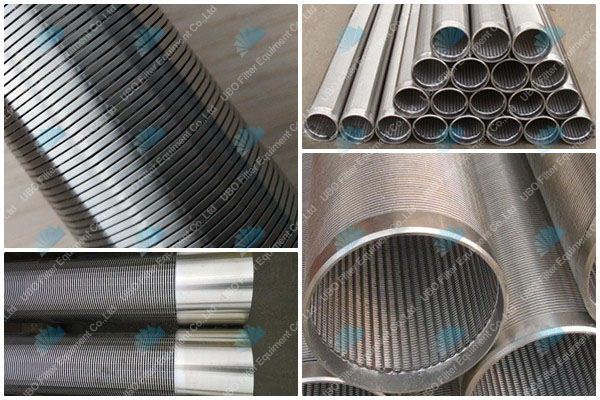 Reverse rolled welded screen sand control tube