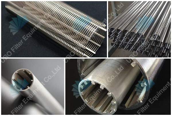 Wedge wire continuous slot screen