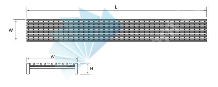 stainless steel wedge wire screen grating