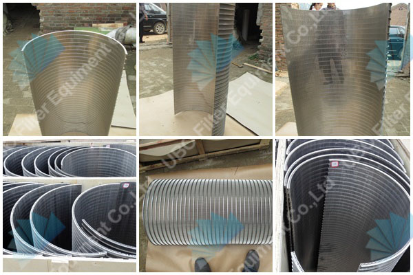 wedge wire screen for dewatering equipment