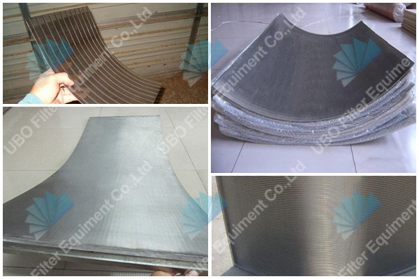 stainless steel side hill screen for filtratio