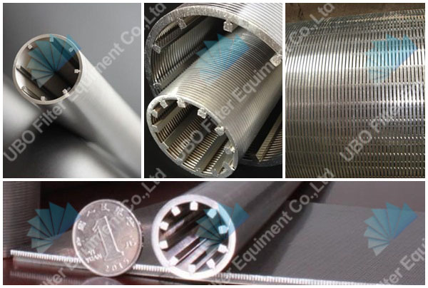 stainless steel looped wedge wire screen tube