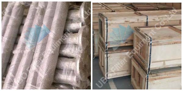 Wedge Wire slotted wedge wire screen resin trap