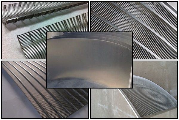 Stainless steel low carbon wedge wire sieve bend screen panel