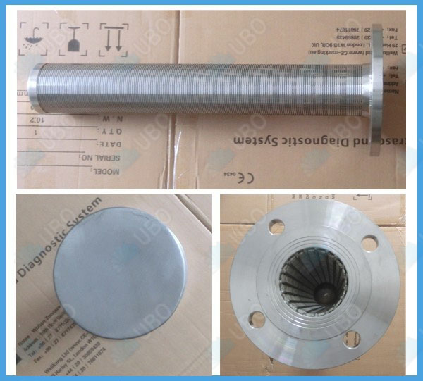 Wedge Wire type FOTI wedge wire water filter screen tube for separation