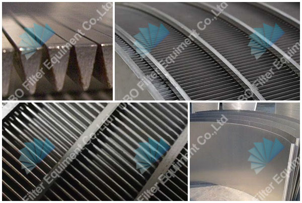 Wedge wire sieve bend screen filter