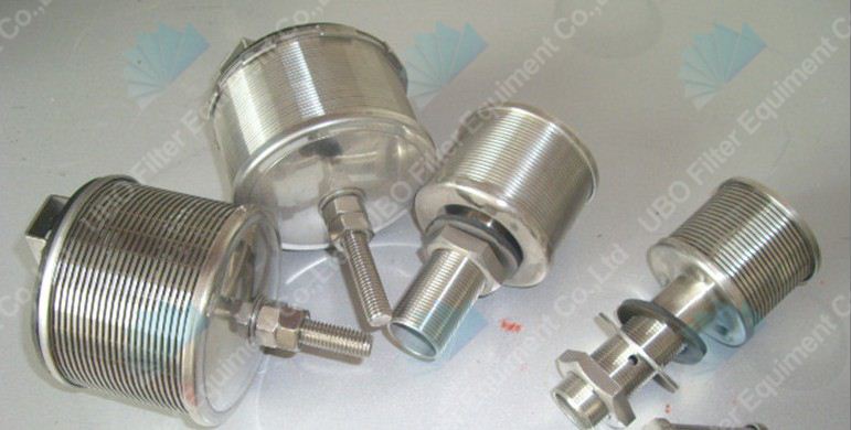 Wedge v wire filter nozzle screen strainer