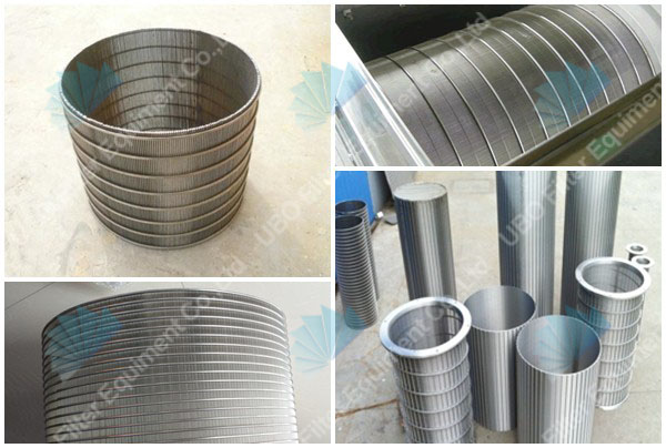 stainless steel wedge wire reversed sprial screen 