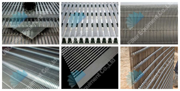 Wedge Wire Flat Wedge Wire Well Screen Panel