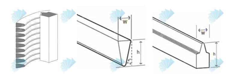 Wedge wire header lateral collector