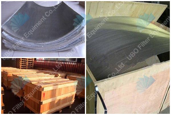 Wedge Wire DSM Sieve Bend Curved Screens Panel For Dewatering Applications