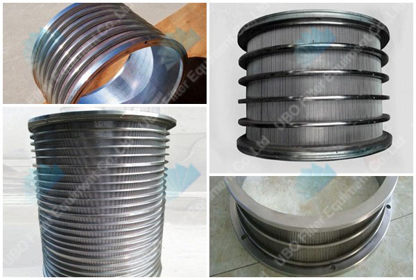 Wedge wire screen Wedge Wire screen for screw press
