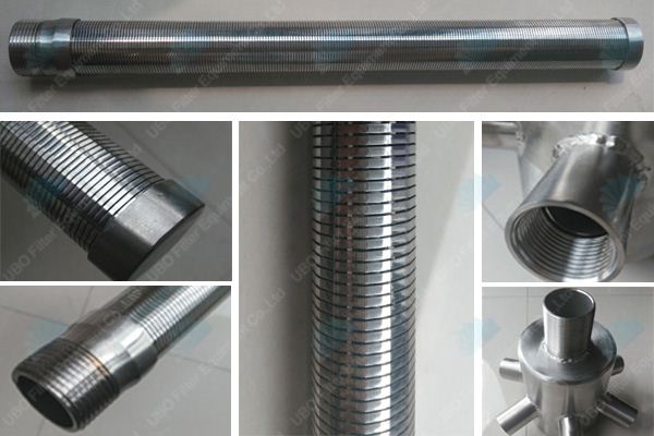 wedge wire tubes for flow Distribution