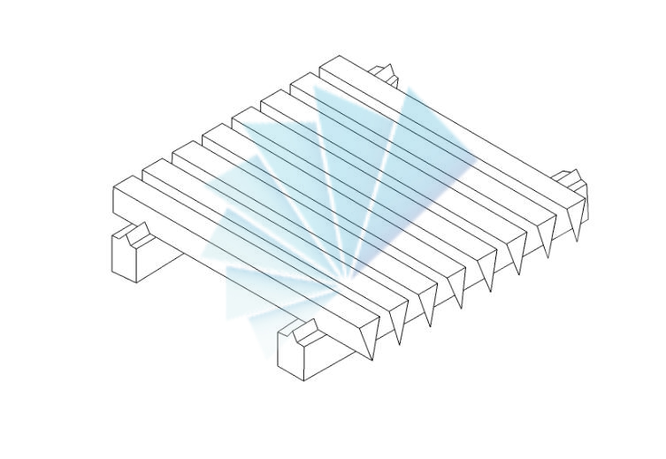 Johnson wedge wire flat screen filter panel