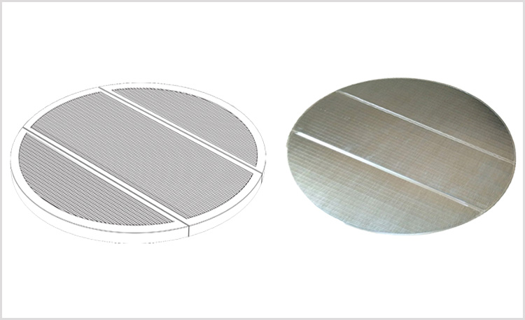 Wedge wire screen false bottom for lauter tuns