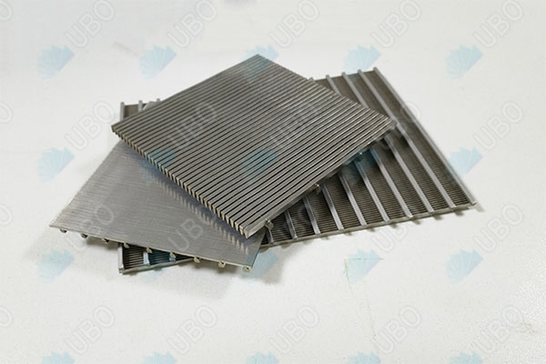 Wedge Wire screen Flat wedge Wedge Wire water filter panel for sewage treatment