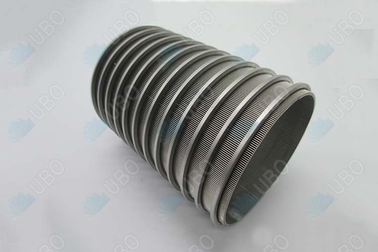 Stainless steel wedge wire drum screen wedge wire basket cylinder