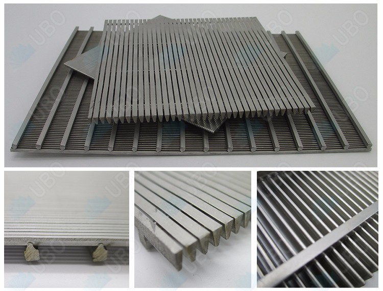 Wedge Wire flat wedge wire screen panel for waste water treatment