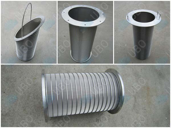 Johnson vee-wire rotary sieve screen cylinder rotating sieve screens