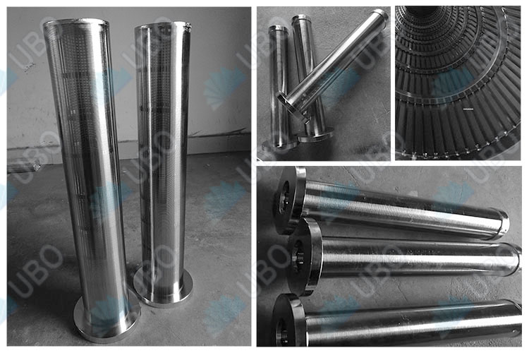 Stainless steel wire mesh screen cylinder wire wrapped screen filter pipe resin trap