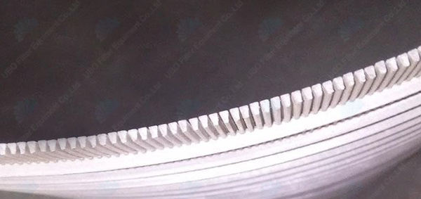 Wedge wire curved sieve bend screen panel for food processing