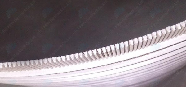 Looped wire sieve bend screen panel for food processing