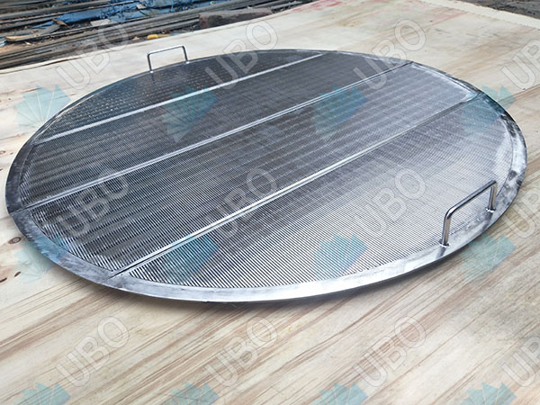 Wedge wire false bottom lauter tun screen plate for beer brewery