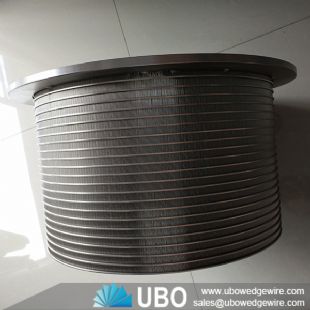 V-wire pressure Wastewater screen slotted basket
