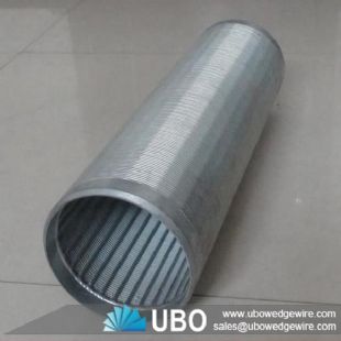 Stainless Steel Wedge Wire Screen Filter Johnson Screen Pipe