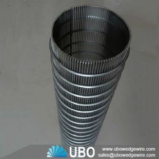 Stainless steel Wedge Wire strainer wedge wrap wire screen pipe