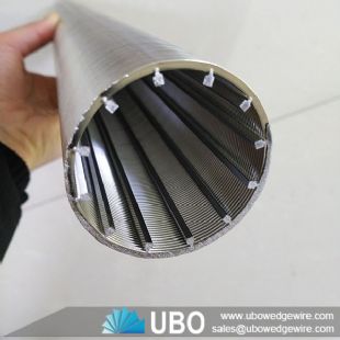 V slot wedge wire stainless steel johnson screen tube filter pipe