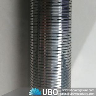 V slot wedge wire stainless steel johnson screen tube filter pipe