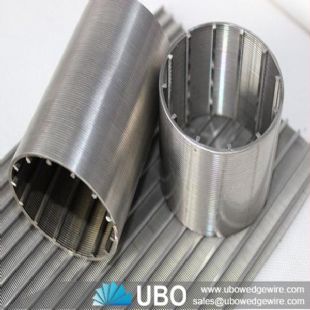 Stainless Steel Wrapped Water Well Wedge Wire Screen Tube