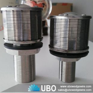 Wedge wire screen nozzle filter strainer for industry filtration system