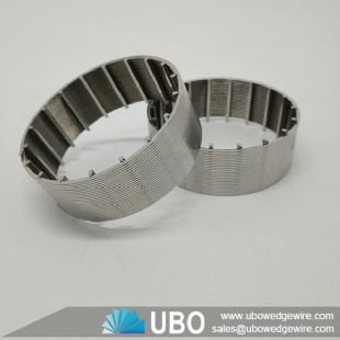 Wedge Wire screen pipe stainless steel slot filter element