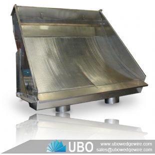 wedge wire vibrate screen for food procesing