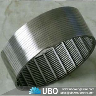 stainless steel wire wrap well screen slotted pipe