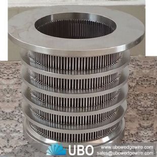 High Strength V Shaped Slot Stainless Steel Wedge Wire Screen Pipe