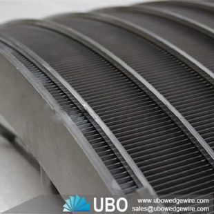 stainless steel slot opening wedge wire screen filter element