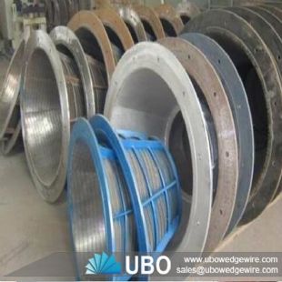 wedge v wire screen basket for mining