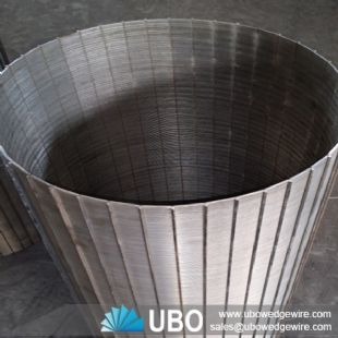 wedge wire cylinder screen for industry process
