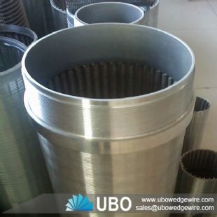 Wedge wire screen cylinder of filtration