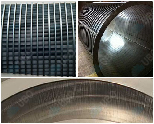 Rotary drum screen high strength wedge wire screen 