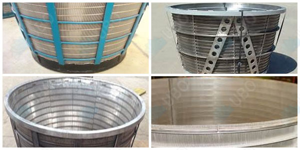 wedge wire sieve screen basket