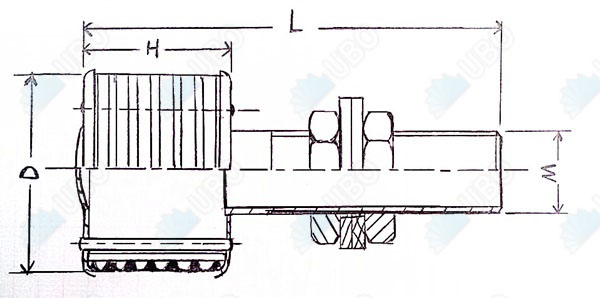 SS wedge wire sand control filter nozzles